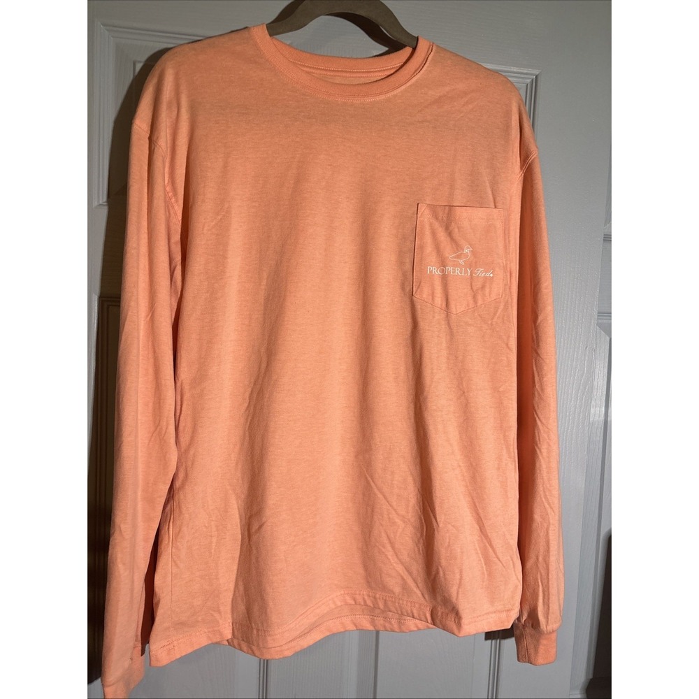 Properly Tied Men's Duck Long‎ Sleeve Shirt Sz Medium